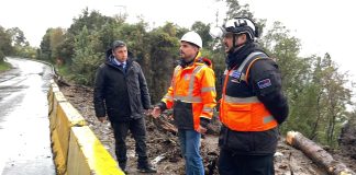 Mantienen Alerta Temprana Preventiva en la Región de Los Lagos por evento meteorológico y riesgo de remoción en masa