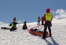 Operativo de rescate en Cerro Sarnoso