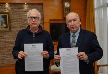 Fundación AcompañaChile y Municipalidad de Osorno firman convenio para instalar escultura en honor a Alberto Hott Siebert