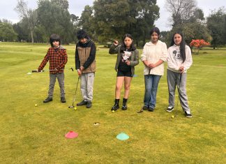 DAEM Osorno acerca el golf a estudiantes de cuatro escuelas municipales