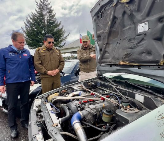 Carabineros da golpe a carreras clandestinas: siete vehículos incautados tras investigación especializada en Puerto Montt